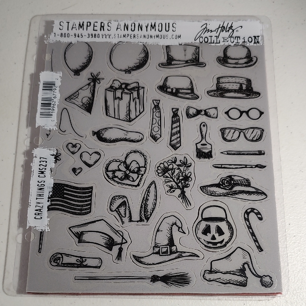 Stampers Anonymous Crazy Things Stamp Set